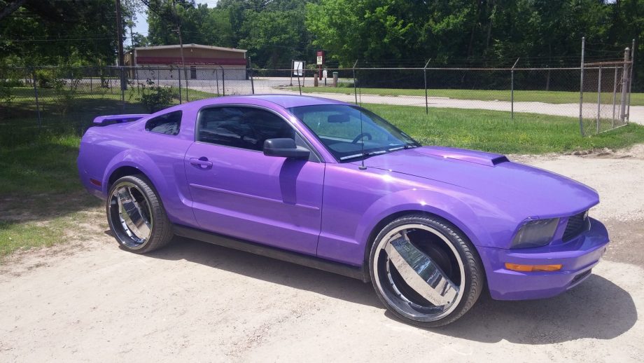 purple candy mustang