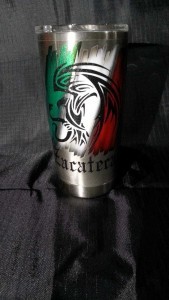 Custom YETI cup.
