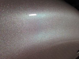 Titanium Harley Custom Paint Job with Green Ghost Pearl