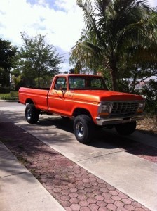 Orange Copper Candy and Gold Ghost Pearl on Ford F-150