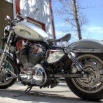 Motorcycle colors: Titanium candy pearls make a beautiful custom paint.