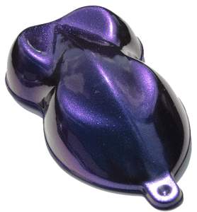 Blue to Purple Chameleon paint pearls colorshift in the sunlight.