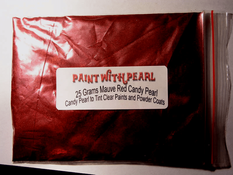 25 Gram Bag Mauve Rose Red Candy Pearls ®.