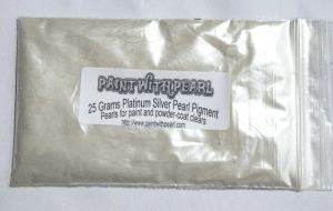 25 gram bag of Platinum Silver Ghost Pearl