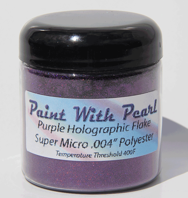Purple Holographic Metal Flake 50g Auto Glitter Paint Spray Resin Additive 13A 