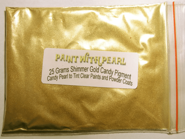 25 gram bag of Shimmer Gold Candy Pearl