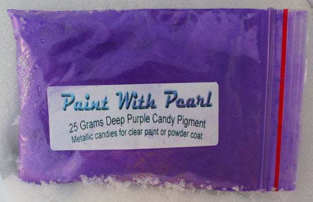 25 gram Bag of Deep Purple Candy Pearls