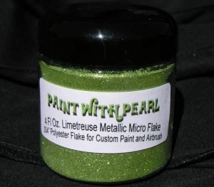 Limetreuse Lime Gold Metal Flake