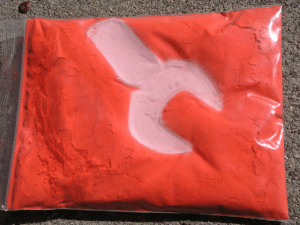 orange-thermochromic-paint-pigment 25 gram bag of orange-thermochromic-paint-pigment