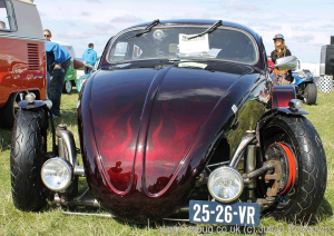 Red Ghost Flames VW from the Netherlands.