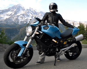 Sky Blue Ducati
