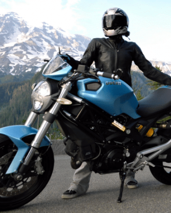 Sky Blue Ducati Monster