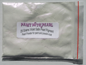 Violet Satin in the bag.