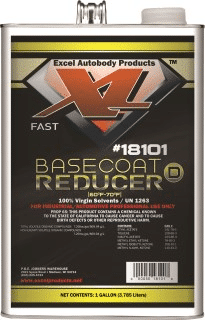 Fast Basecoat reducer Excel Autobody for mixing Pearl Paint, Candy Paint Colors, Chameleon Paint, Metal Flakes, Candy Concentrates, Glow Pigments, Heat Reactive Thermochromic Pigment , Metallic Pigments.