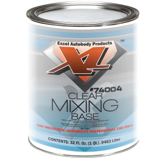 Excel Clear Mixing Base 74004. Perfect for mixing Pearl Paint, Candy Paint Colors, Chameleon Paint, Metal Flakes, Candy Concentrates, Glow Pigments, Heat Reactive Thermochromic Pigment , Metallic Pigments.
