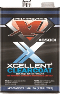 Excel xcellent clear coat is highly recommended to protect your base coat.