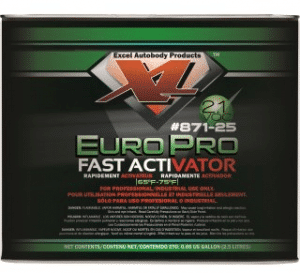 EuroPro Fast Activator 2.5 Litres for EuroPro topcoat over Pearl Paint, Candy Paint Colors, Chameleon Paint, Metal Flakes, Candy Concentrates, Glow Pigments, Heat Reactive Thermochromic Pigment , Metallic Pigments.