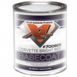 Corvette red base coat gallon