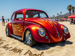 VW Bug on the beach