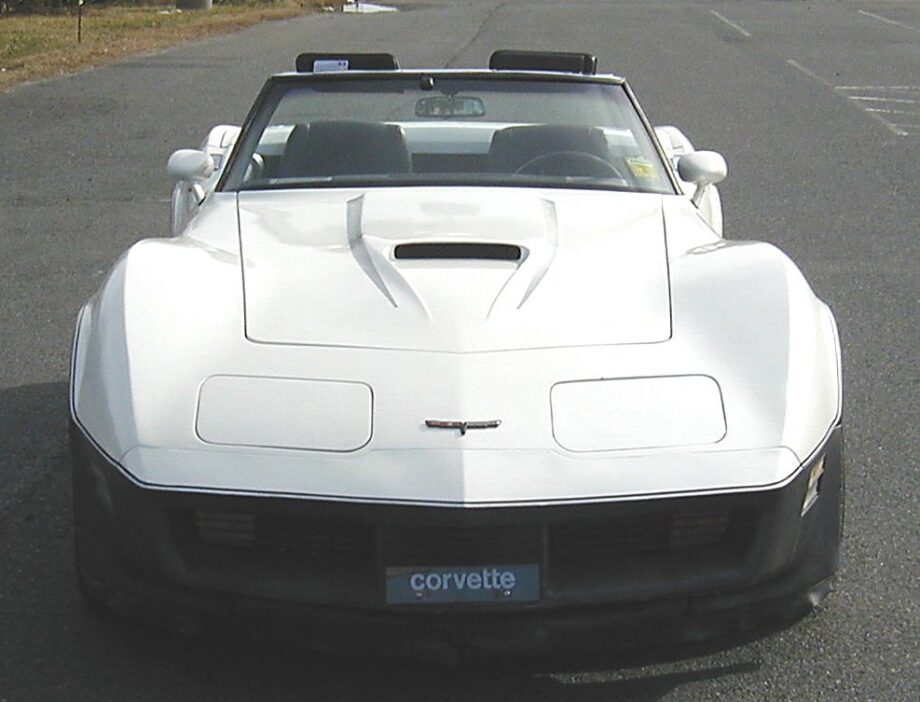 Silver Pearl On A Corvette
