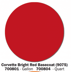 Corvette Red Base Coat Swatch