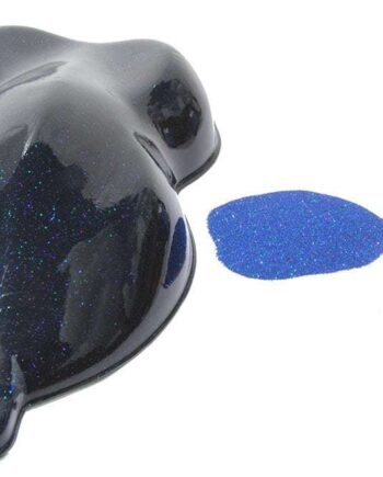 Blue Holographic Flake on speed shape. Great for Custom Paint, Nail Polish, Gelcoat, Concrete Sealer.