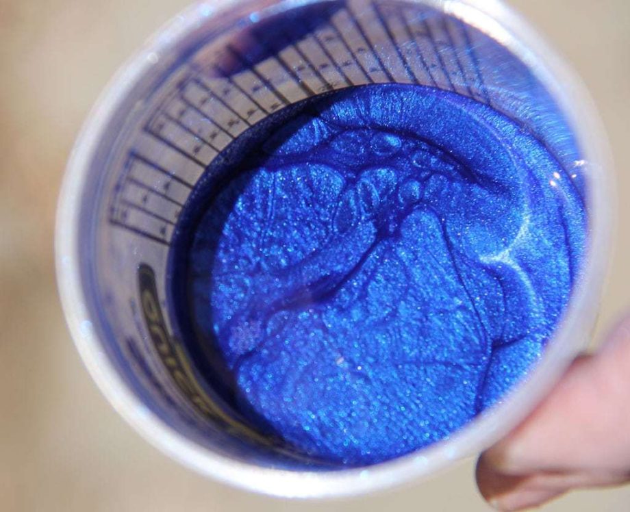 Royal Blue Candy Pearl - Custom Blue Paint Pigment - Image 2