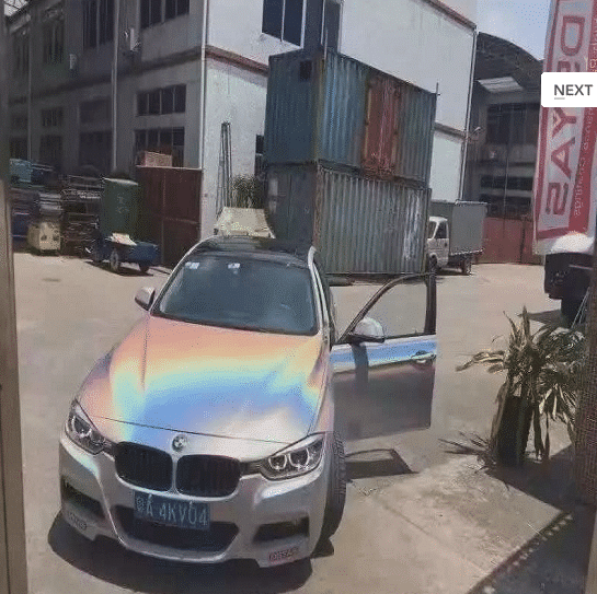 Holographic Pearl on BMW.