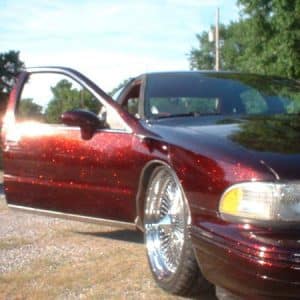 Customer Painted a Caprice with Fire Red and Happy with results.