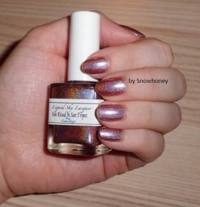 custom made nail polish with our candy pigments and metallic flakes