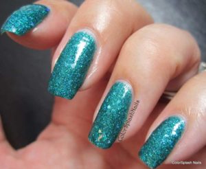 Custom made nail polish using our pigments and flakes