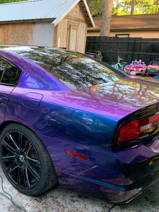 4779BP Blue Purple Chameleon on a customer's custom paint.