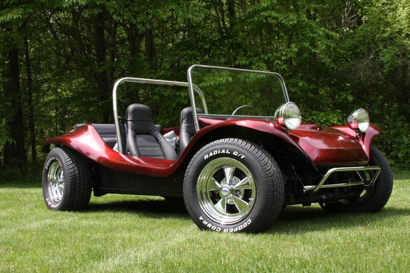 red beach buggy