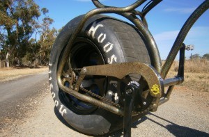 Gold Holographic on Pedro the Muscle Bike!