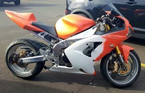 Orange Thermochromic Super Bike