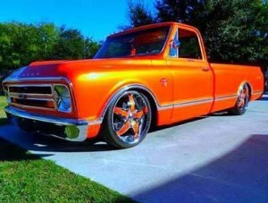Ghost Pearls Paint on a show winning custom painted truck.