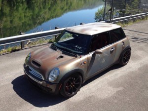 This is no rust bucket mini cooper. It is an effects paint !